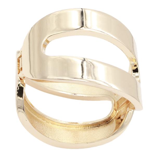 CHUNKY METAL BANGLE BRACELET