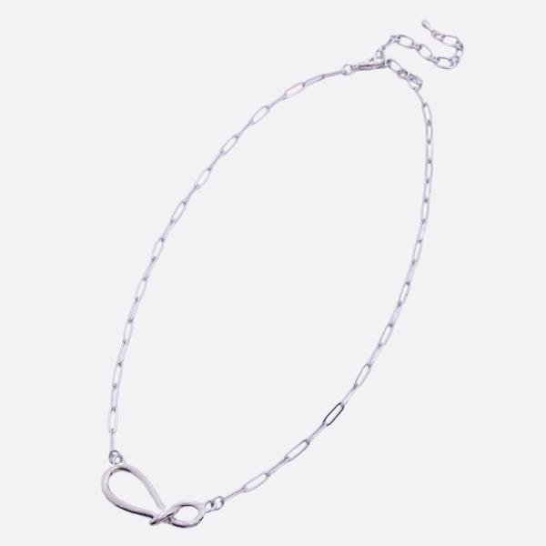 LOOP METAL LINK NECKLACE