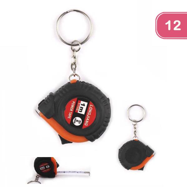 MEASURING TAPE KEYCHAIN (12 UNITS)