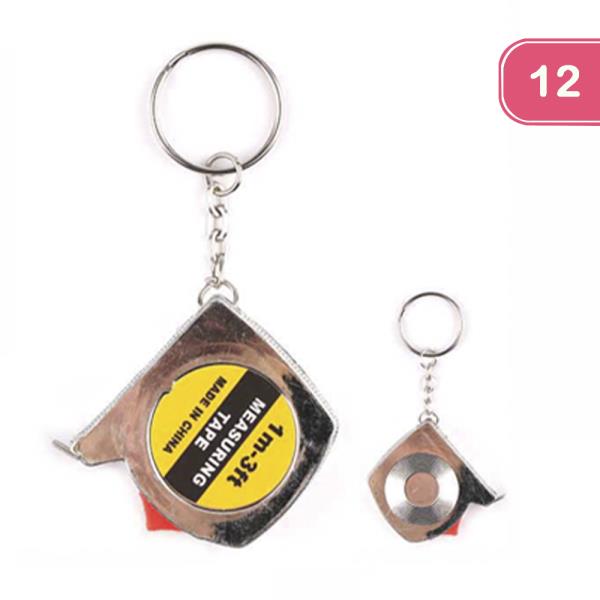 MEASURING TAPE KEYCHAIN (12 UNITS)