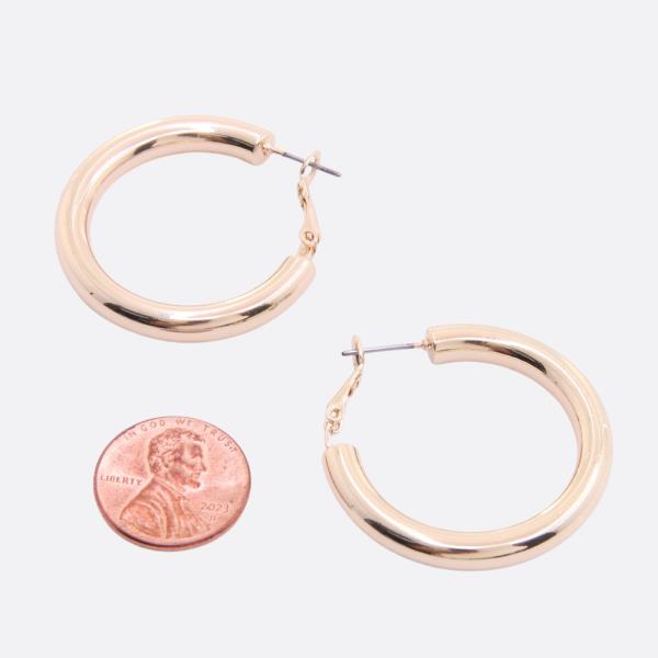 SODAJO HOOP GOLD DIPPED EARRING