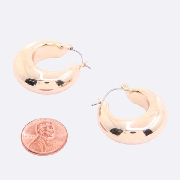 SODAJO HOOP GOLD DIPPED EARRING