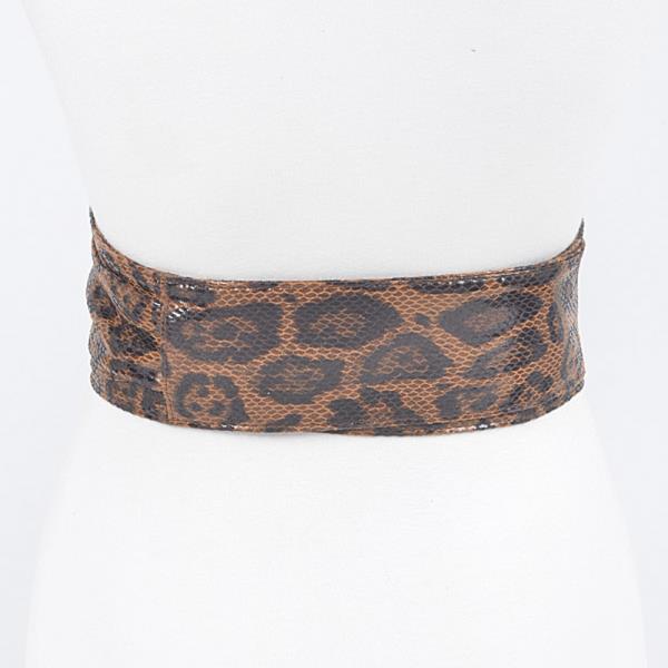 FAUX LEO KIMONO BELT