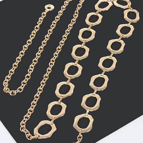 HAMMERED PLUS SIZE CHAIN BELT