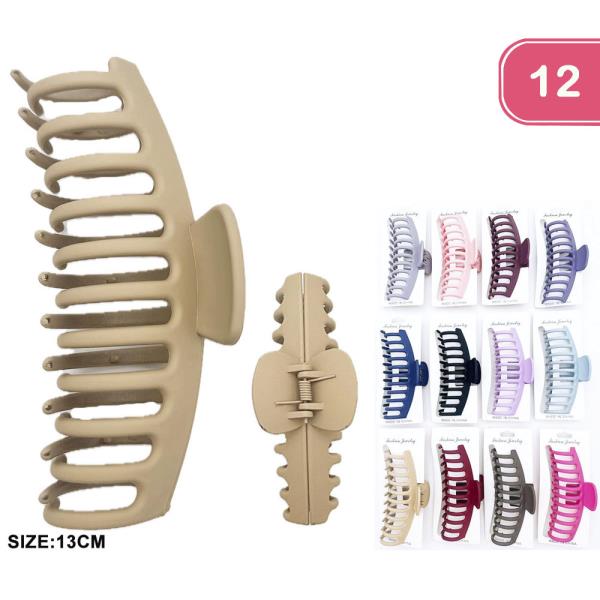 HAIR CLAW JAW CLIP (12 UNITS)