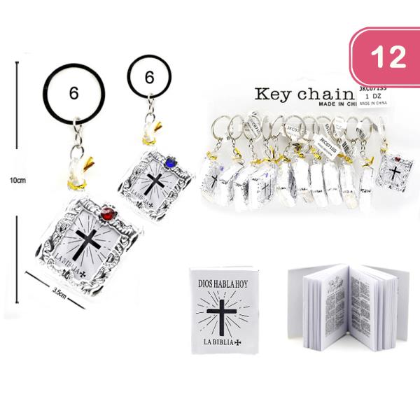 BIBLE KEYCHAIN (12 UNITS)