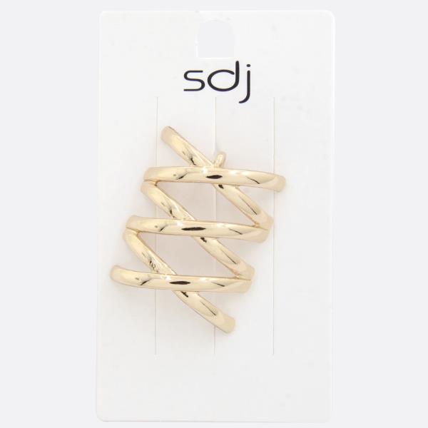 SDJ CRISS CROSS HAIR CUFF