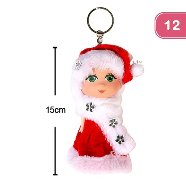 CHRISTMAS DOLL KEYCHAIN (12 UNITS)