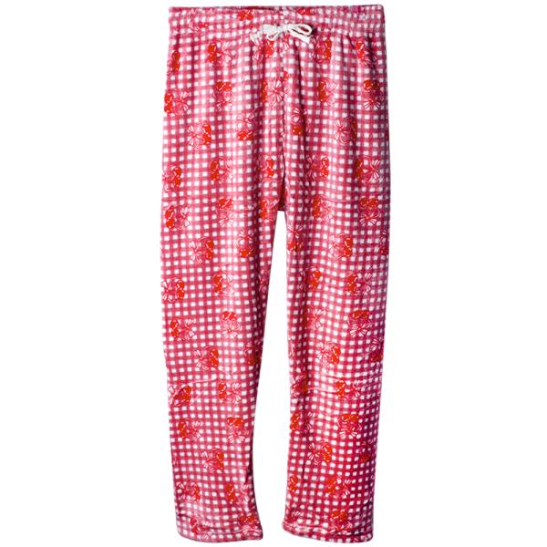 FLOWER CHECKER SOFT PAJAMA PANTS