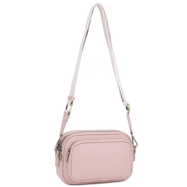 ZIPPER SMOOTH CROSSBODY BAG