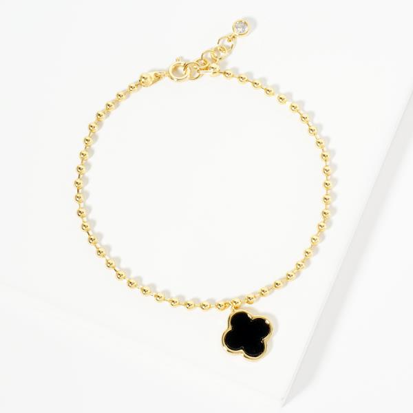 GOLD DIPPED CLOVER BRACELET