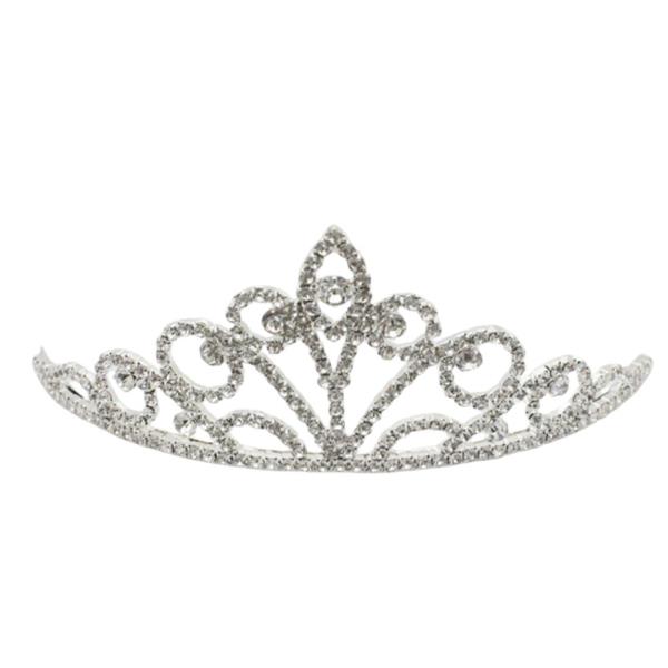 RHINESTONE PRINCESS CROWN TIARA