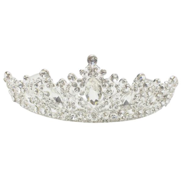 RHINESTONE PRINCESS CROWN TIARA