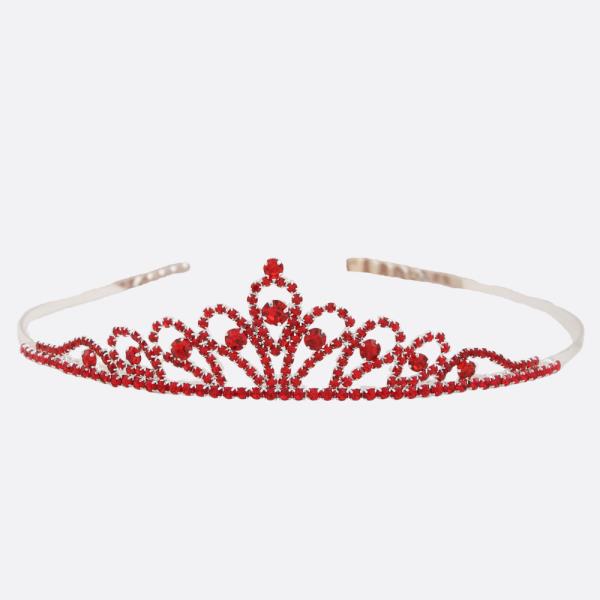 RHINESTONE PRINCESS CROWN TIARA