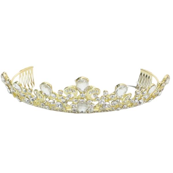 RHINESTONE PRINCESS CROWN TIARA