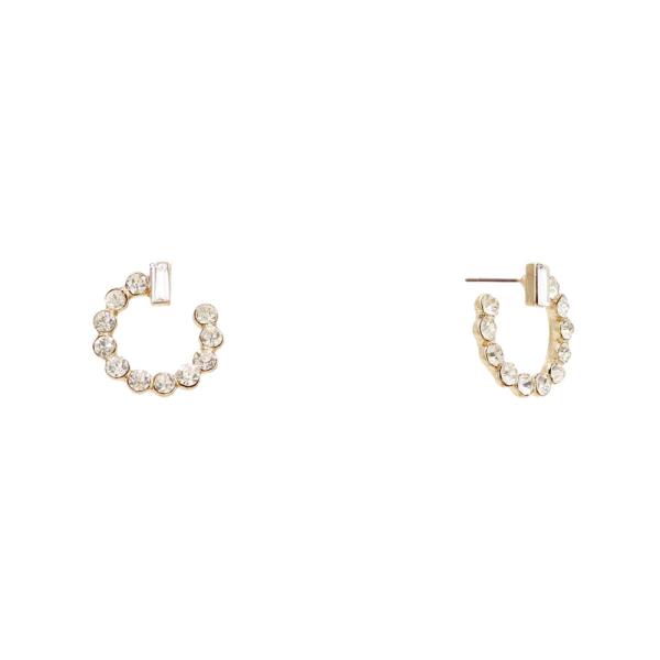 RHINESTONE POST EARRING