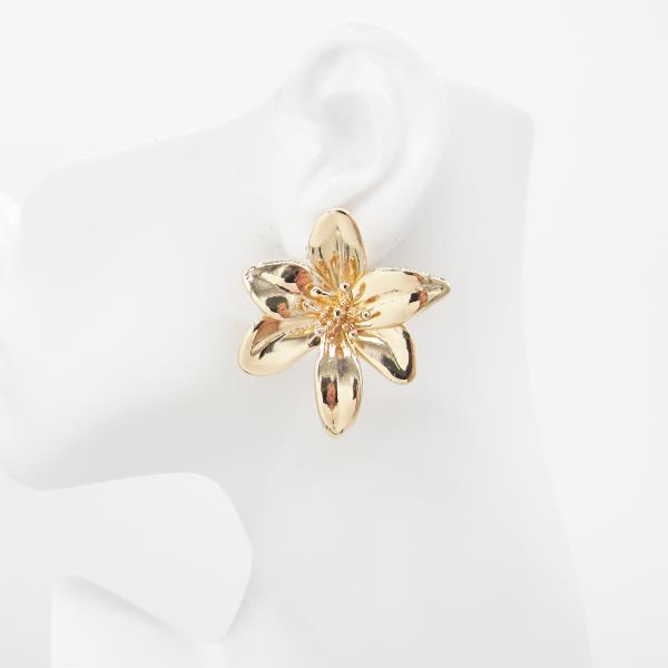 FLOWER METAL EARRING