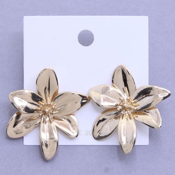 FLOWER METAL EARRING