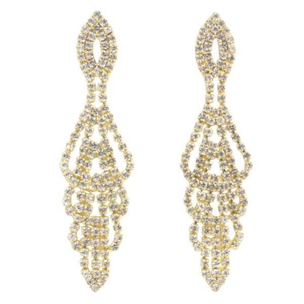 RHINESTONE BRIDAL ELEGANT EARRING