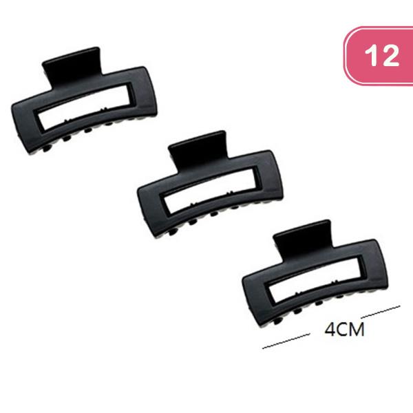 3PC HAIR CLAW CLIP SET (12 UNITS)