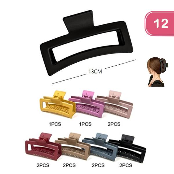 HAIR CLAW CLIP (12 UNITS)