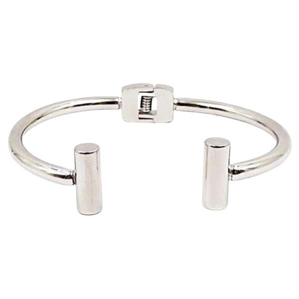 DOUBLE METAL BAR CUFF STAINLESS STEEL BRACELET