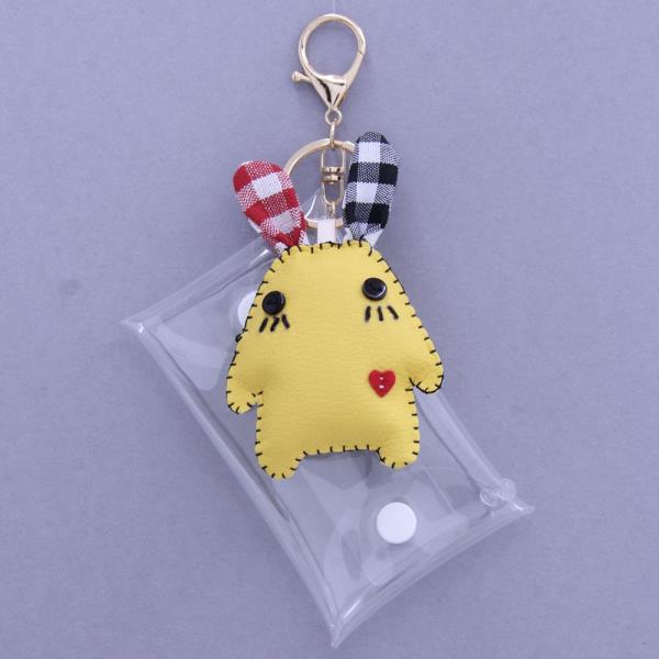 CHARACTER CLEAR COIN PURSE POUCH KEYCHAIN