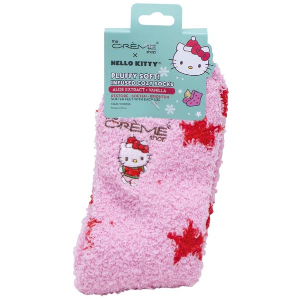 THE CREME SHOP X HELLO KITTY PLUFFY SOFT INFUSED COZY ALOE VANILLA SOCKS