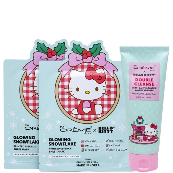 THE CREME SHOP X HELLO KITTY CLEAR GLOW SKINCARE KIT SET