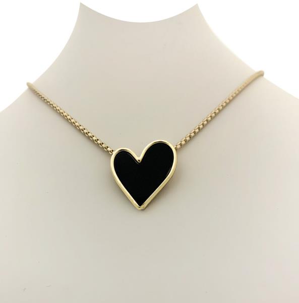 ABSTRACT HEART PENDANT NECKLACE