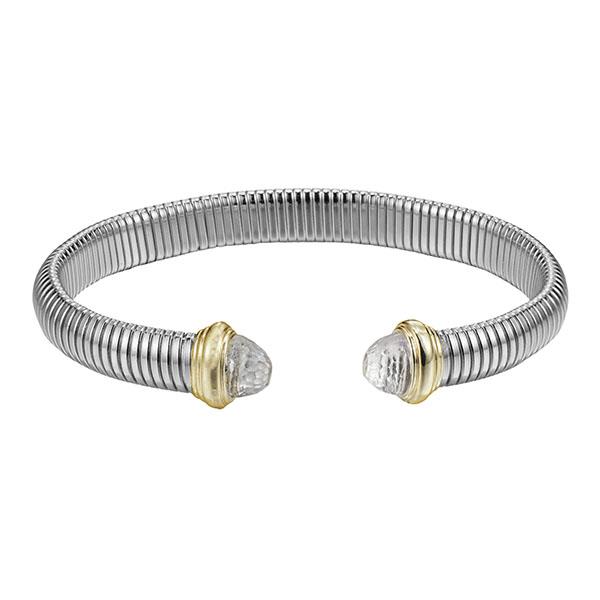 TWO TONE CUFF BRACELET