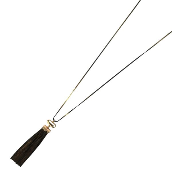 TASSEL PENDANT NECKLACE