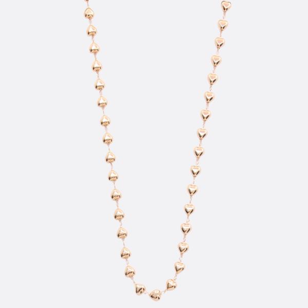 SODAJO HEART LINK GOLD DIPPED NECKLACE