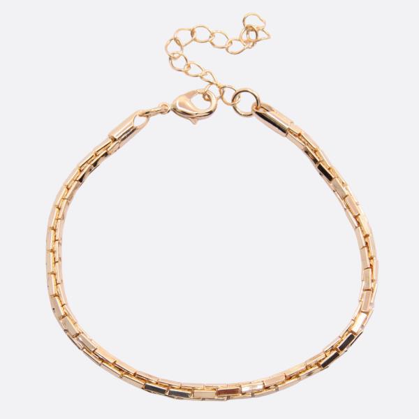 SODAJO BRICK LINK GOLD DIPPED BRACELET