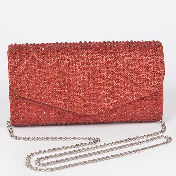 RHINESTONE HOTFIX PARTY CLUTCH