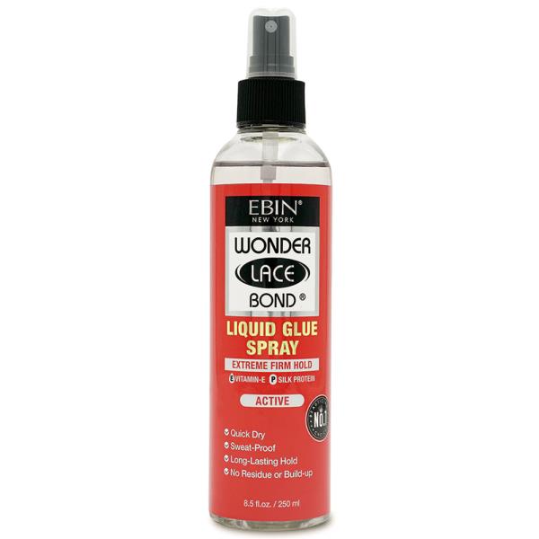 EBIN WONDER LACE BOND LIQUID GLUE SPRAY ACTIVE 250ML