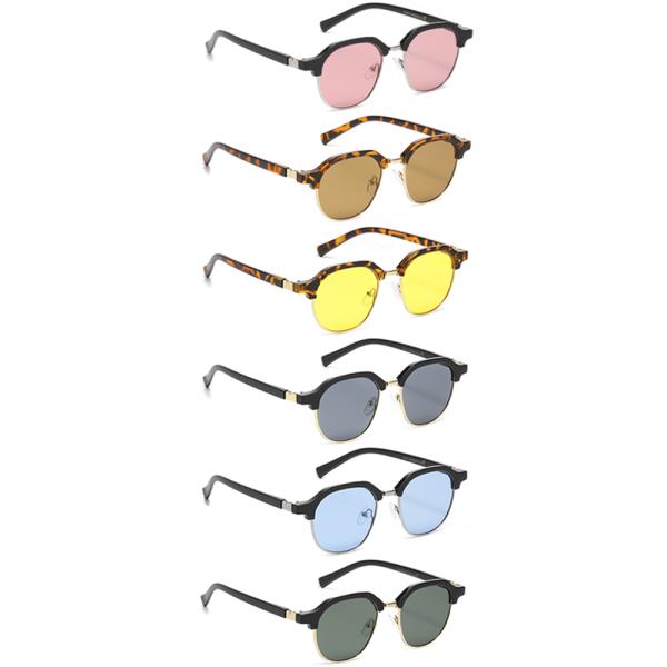 STYLISH ROUNDED SUNGLASSES 1DZ