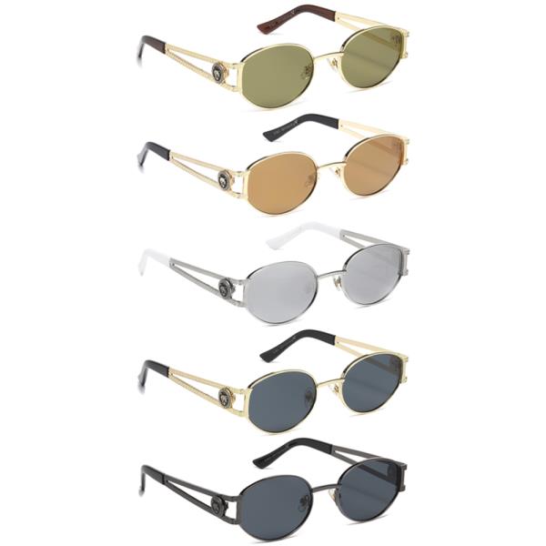 OVAL TRENDY SUNGLASSES 1DZ