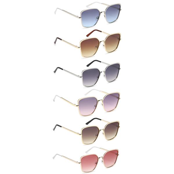 SQUARED FASHION SUNGLASSES 1DZ