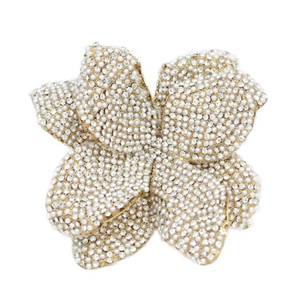 PEARL FLOWER BROOCH PIN