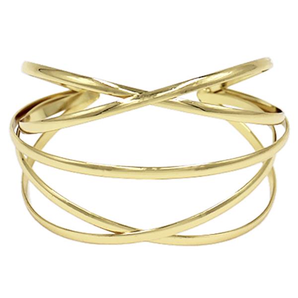 METAL WIDE CUFF BRACELET