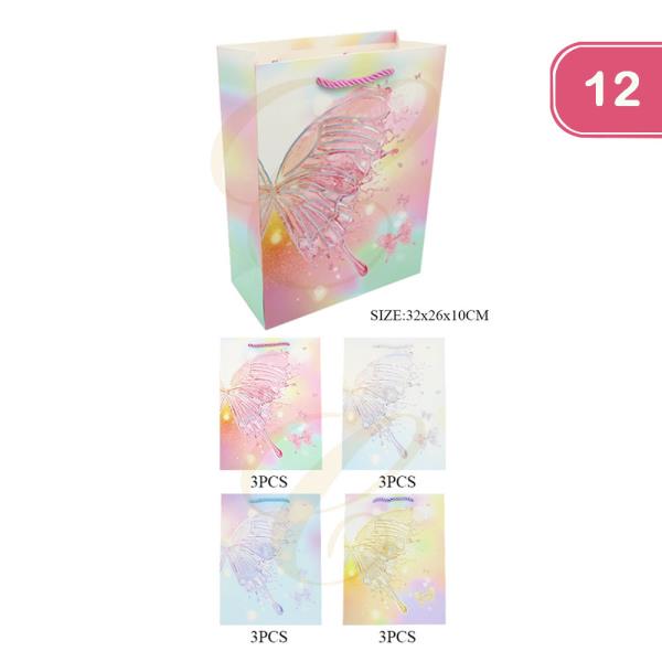 BUTTERFLY GIFT BAG (12 UNITS)