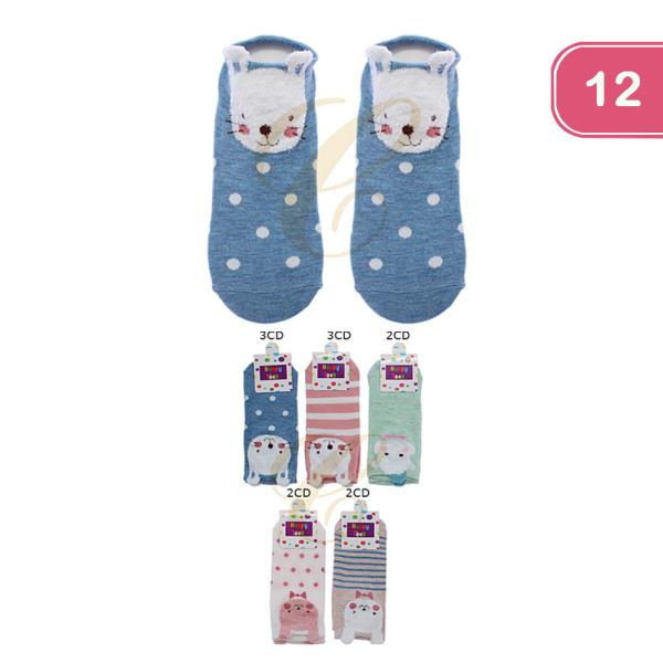 CUTE BUNNY SOCKS (12 UNITS)