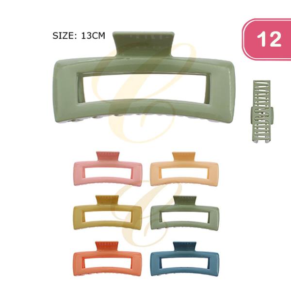 HAIR CLAW CLIP (12 UNITS)