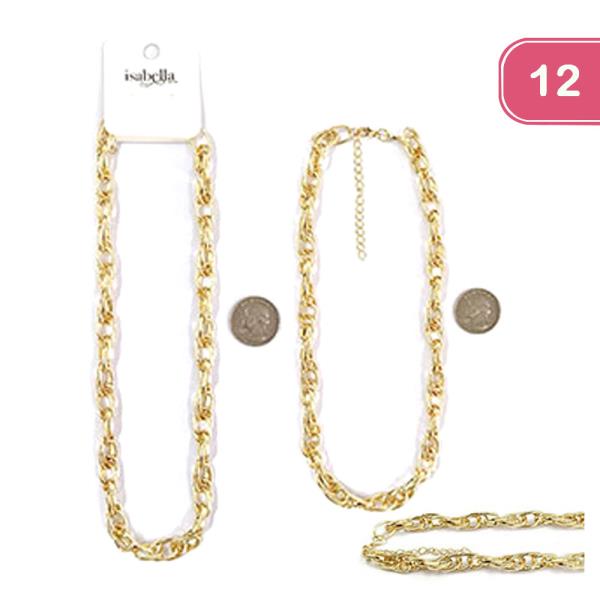 CHAIN NECKLACE (12 UNITS)