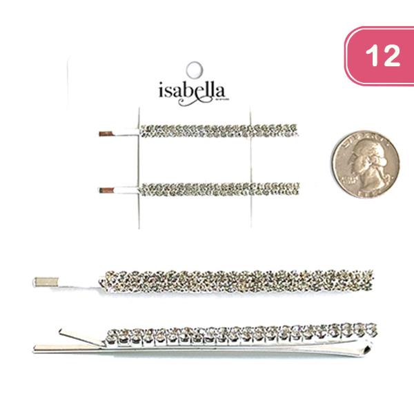 RHINESTONE BOBBY PIN (12 UNITS)