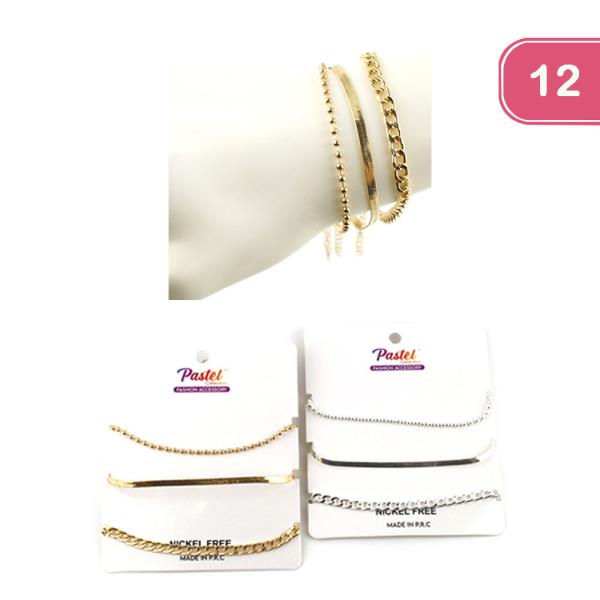 STACKABLE BRACELET SET (12 UNITS)