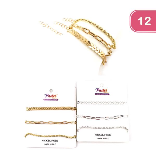 STACKABLE BRACELET SET (12 UNITS)