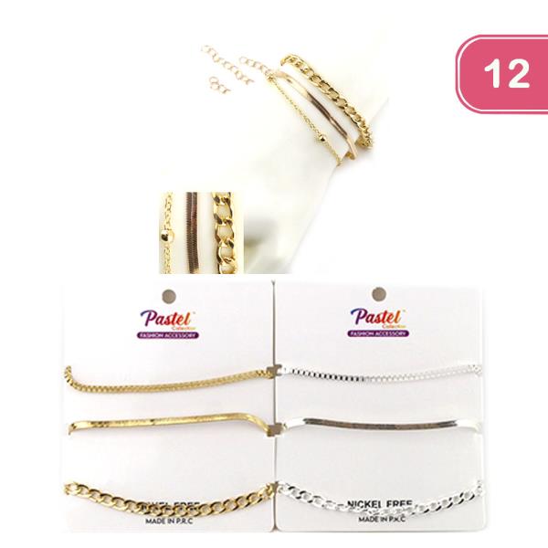 STACKABLE BRACELET SET (12 UNITS)