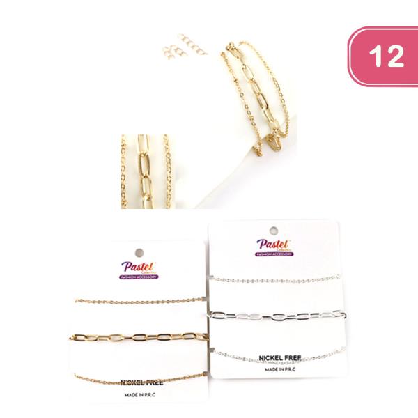 STACKABLE BRACELET SET (12 UNITS)